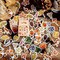 46 Pieces Small Size Fall Scrapbooking Laptop Stickers, Doraking Boxed DIY Decoration Autumn Leaves Stickers for Laptop, Planners, Scrapbook, Suitcase, Diary, Notebooks, Album(Falling Leaves, 46pcs/ Box)